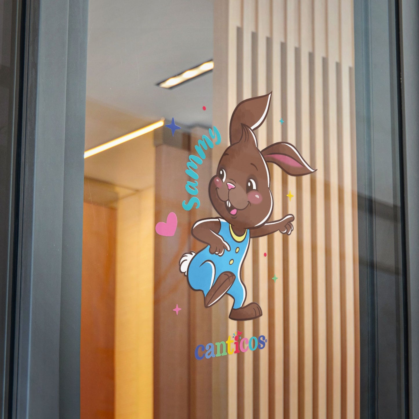 Sammy the Bunny Kiss-Cut Canticos Stickers - Room Decor