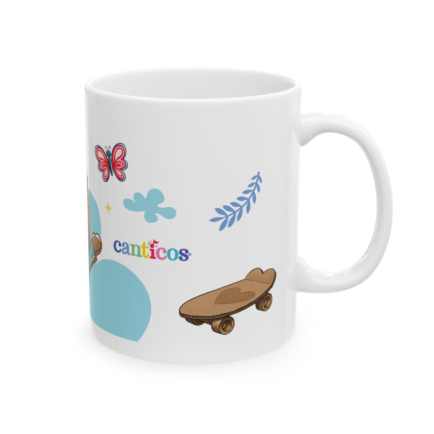 Pin Pon Cheerful Ceramic Mug