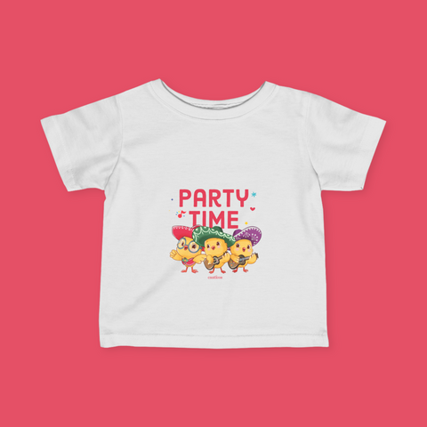 Mariachi Chickies 'Party Time' Baby T-Shirt 🎺🐥🎺