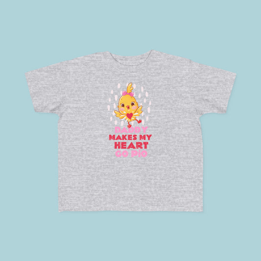 Daddy makes my heart go Pio! Toddler T-shirt - Kiki