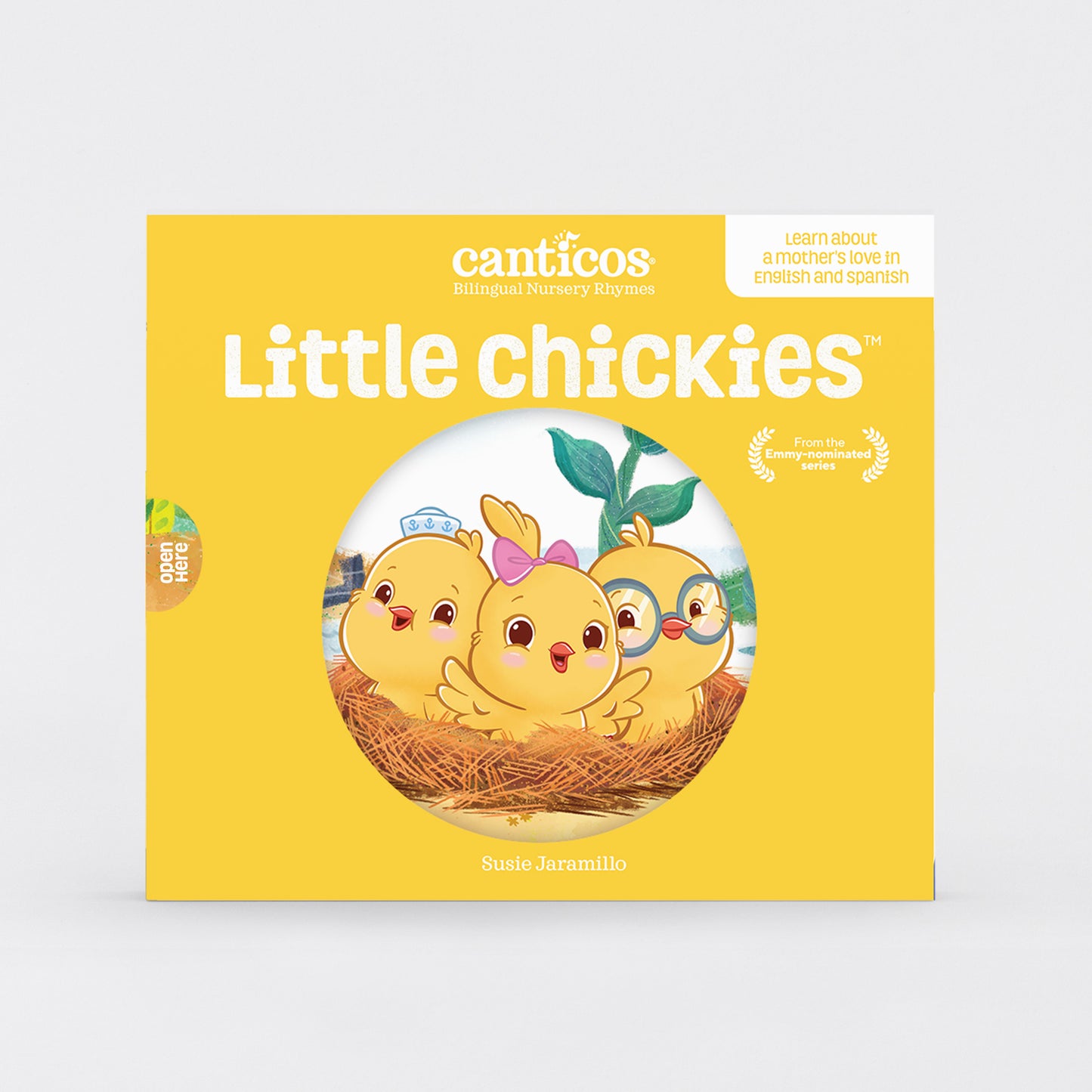 Ricky Chickie Plush + Canticos Los Pollitos Flip & Play Book