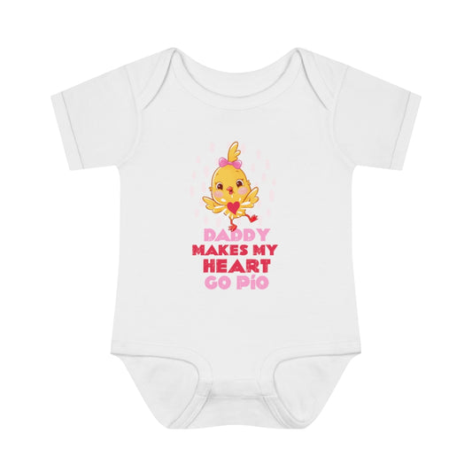 Daddy makes my heart go Pio! Onesie - Kiki