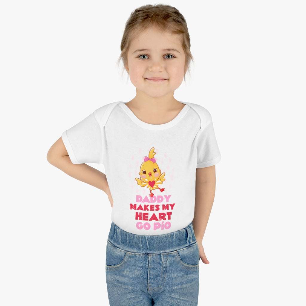 Daddy makes my heart go Pio! Onesie - Kiki