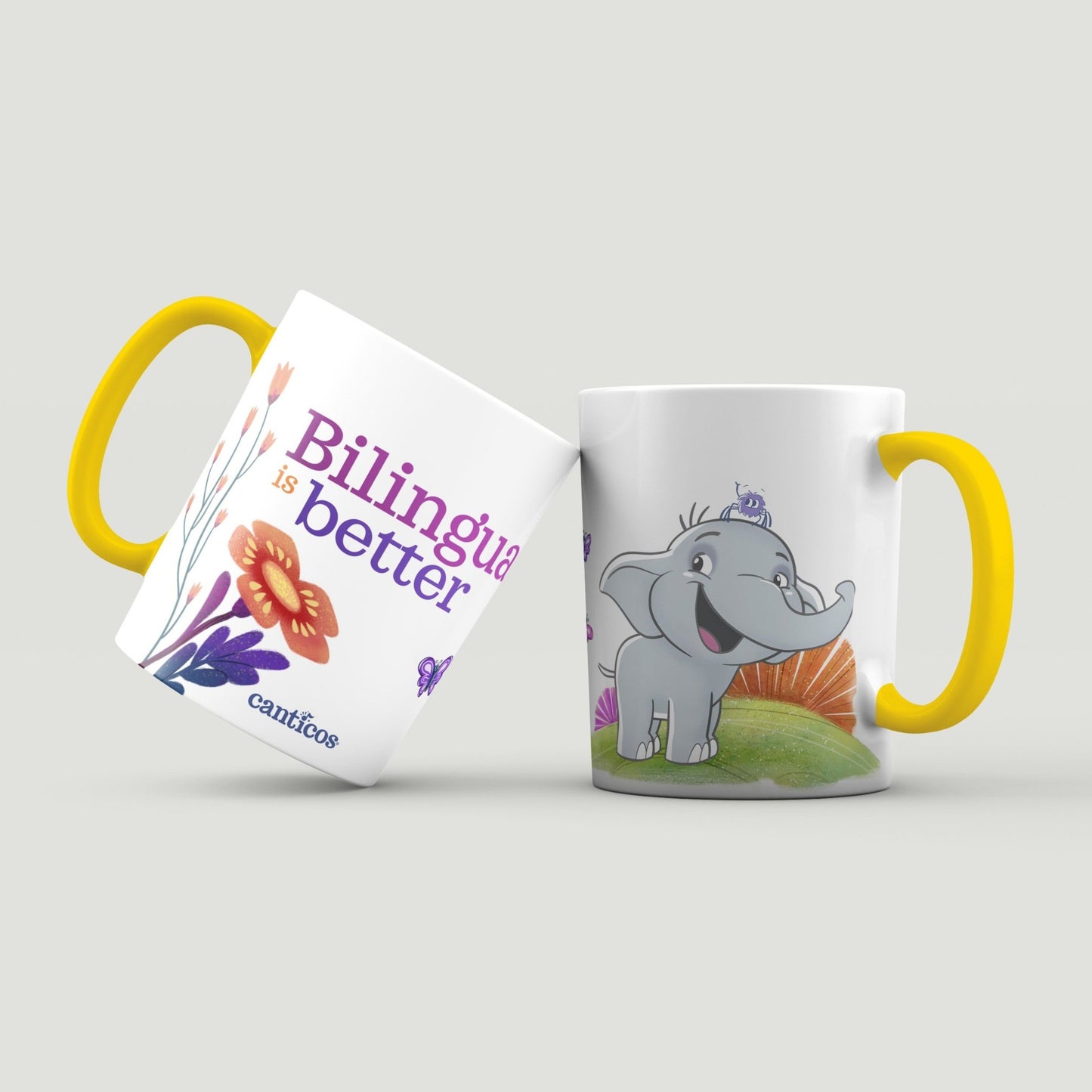 "Bilingual is better" Benji Mug