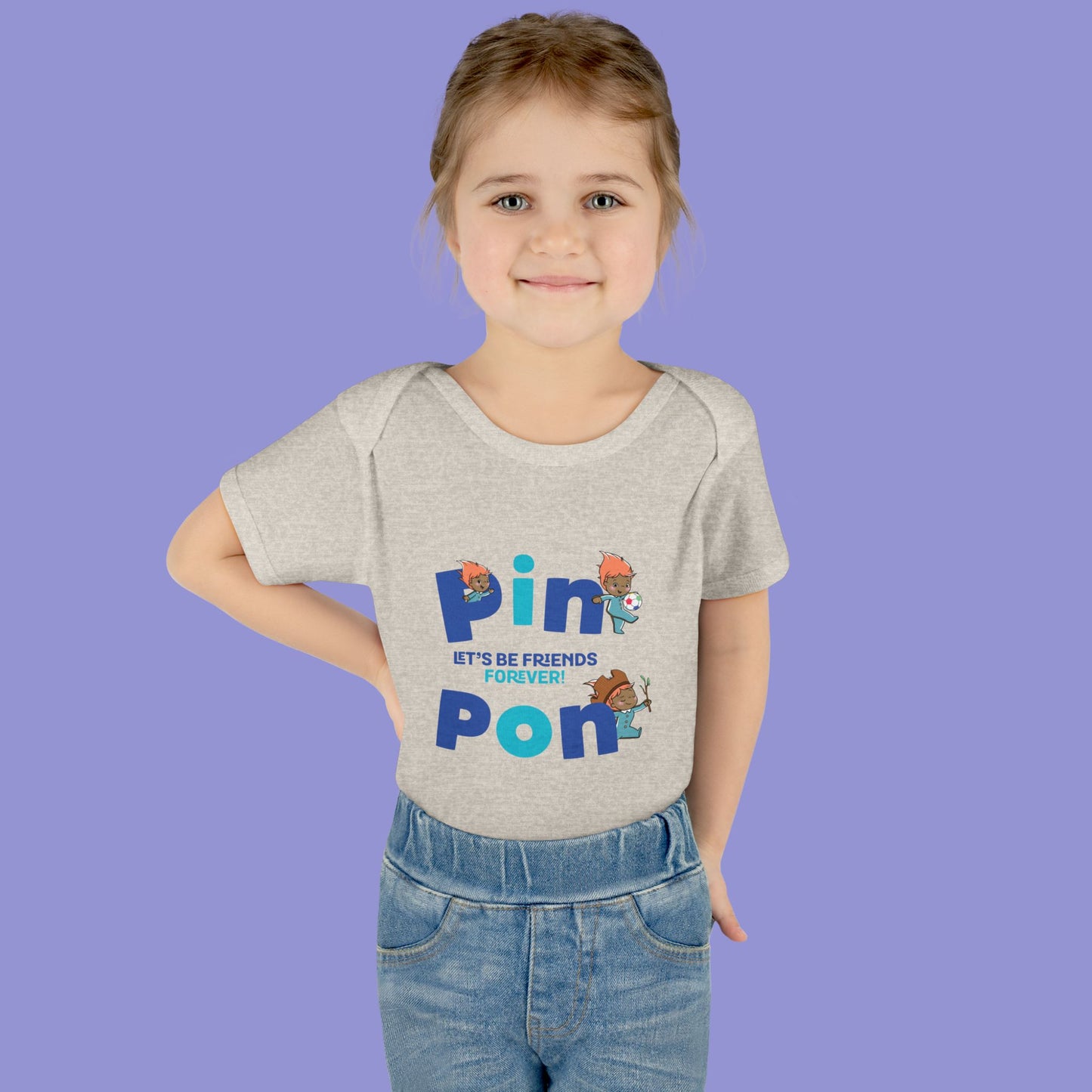 Pin Pon Friends Forever Infant Bodysuit / Baby Onesie