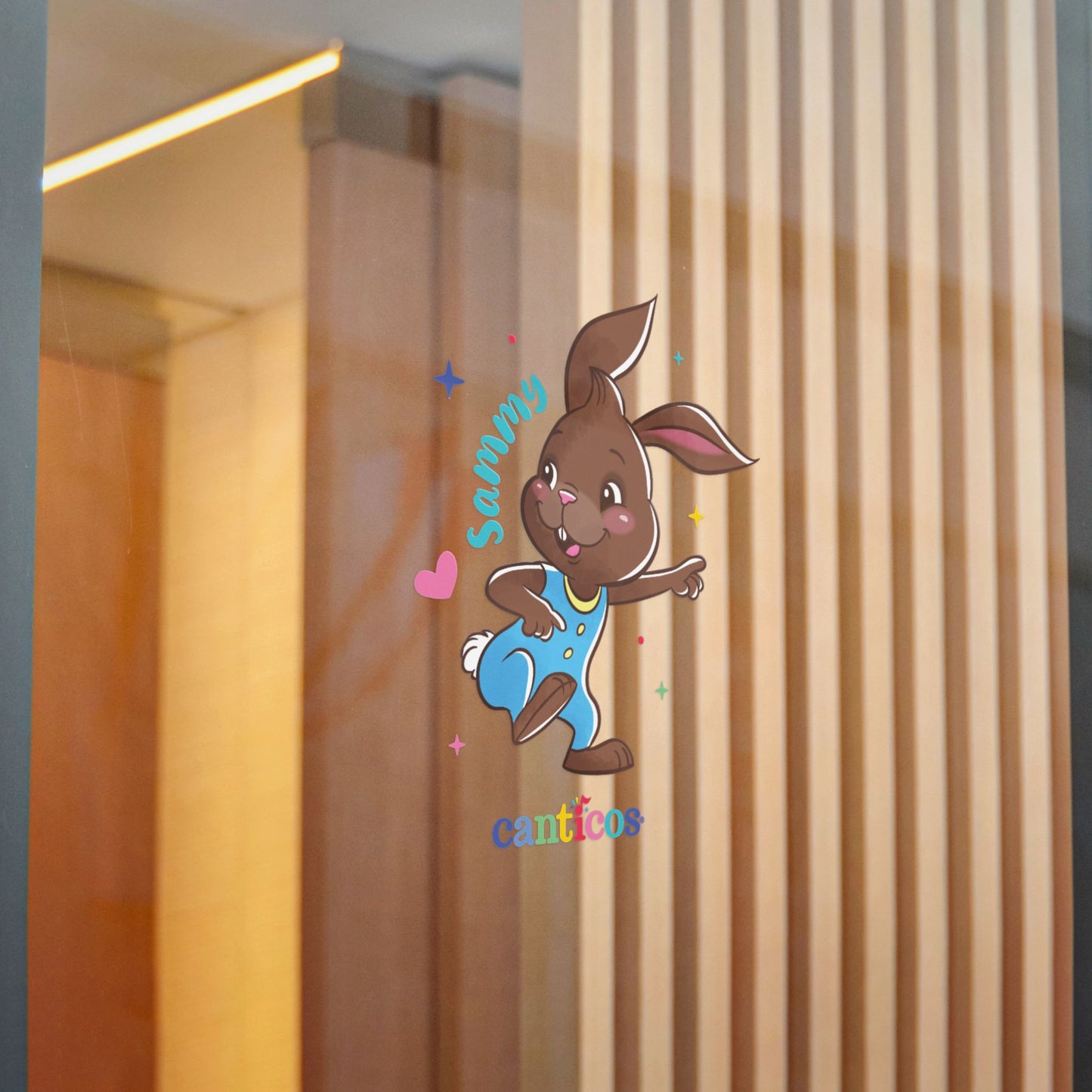 Sammy the Bunny Kiss-Cut Canticos Stickers - Room Decor