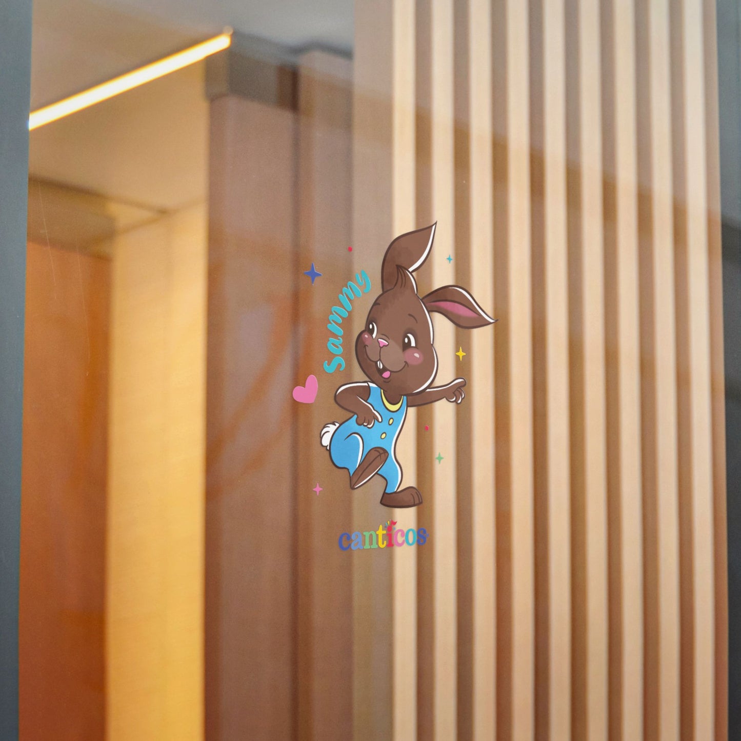 Sammy the Bunny Kiss-Cut Canticos Stickers - Room Decor