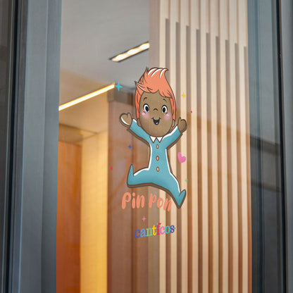 Pin Pon is Here! - Kiss Cut Canticos Sticker, Room Decor