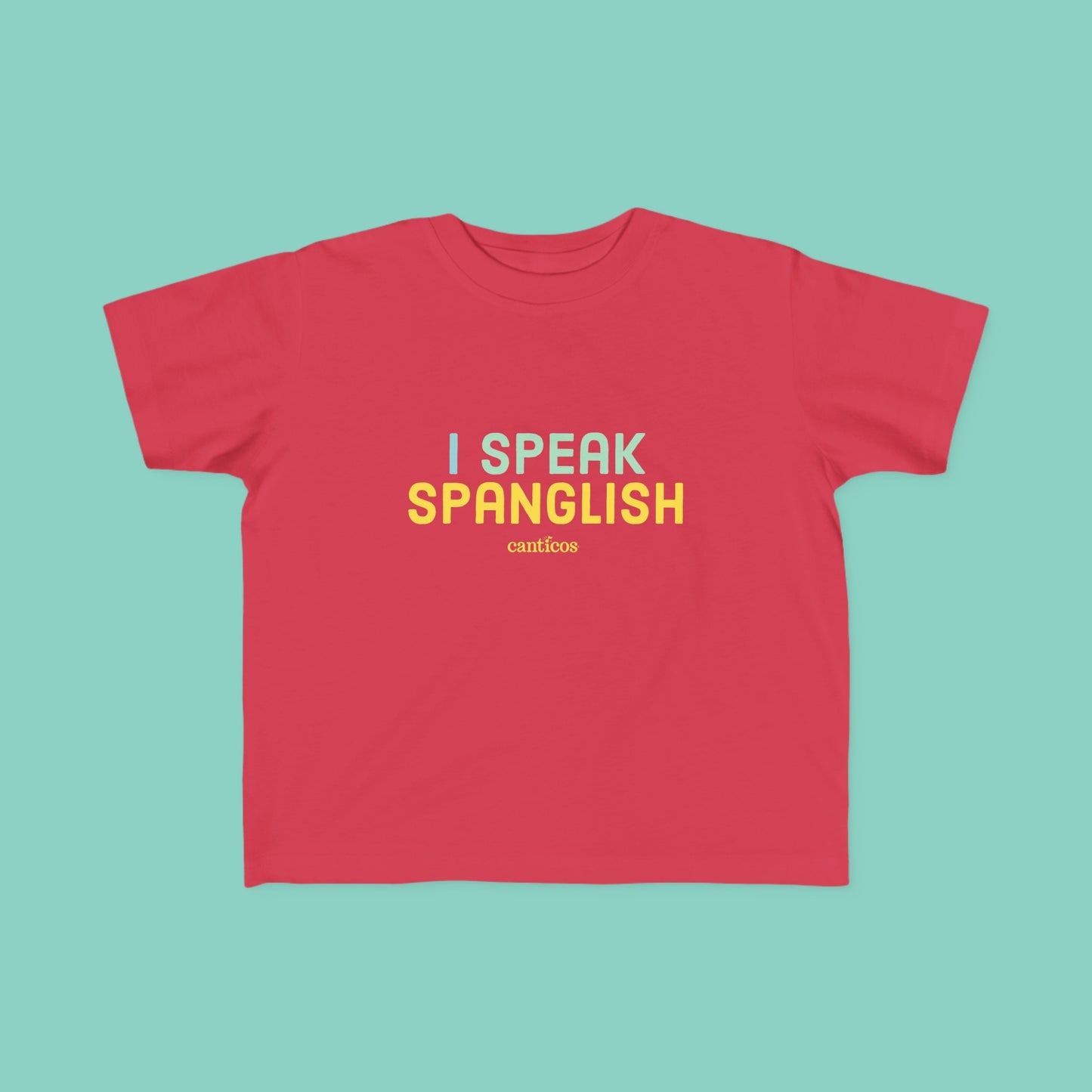 I Speak Spanglish Toddler T-shirt - Yellow