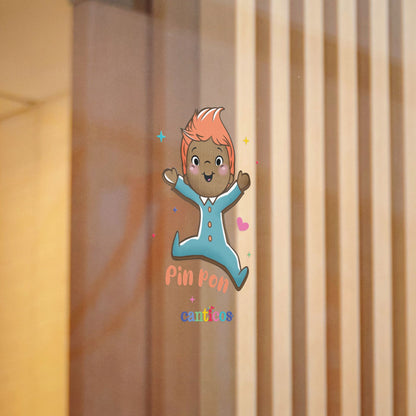 Pin Pon is Here! - Kiss Cut Canticos Sticker, Room Decor