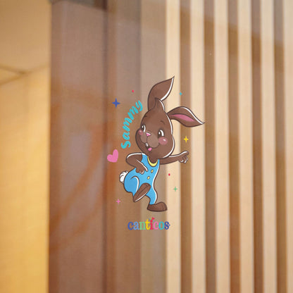 Sammy the Bunny Kiss-Cut Canticos Stickers - Room Decor