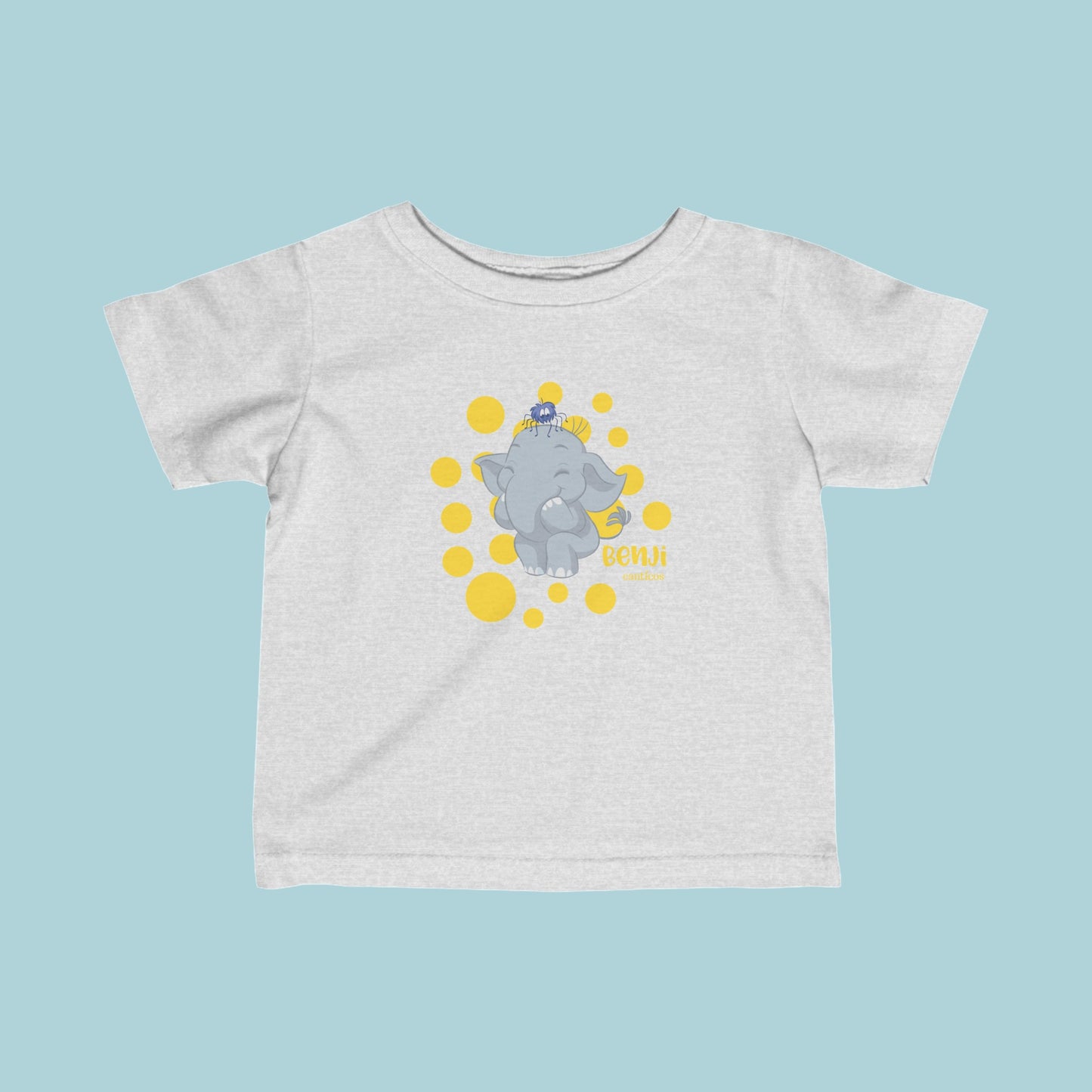 Benji the Elephant Infant T-Shirt - Yellow