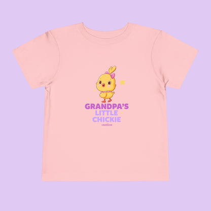 Grandpa's Little Chickie Toddler T-shirt - Kiki