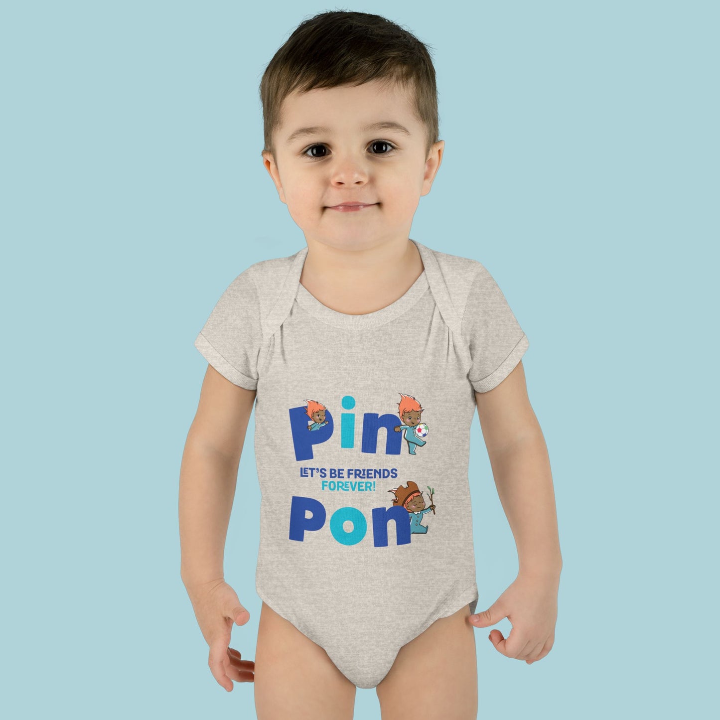 Pin Pon Friends Forever Infant Bodysuit / Baby Onesie