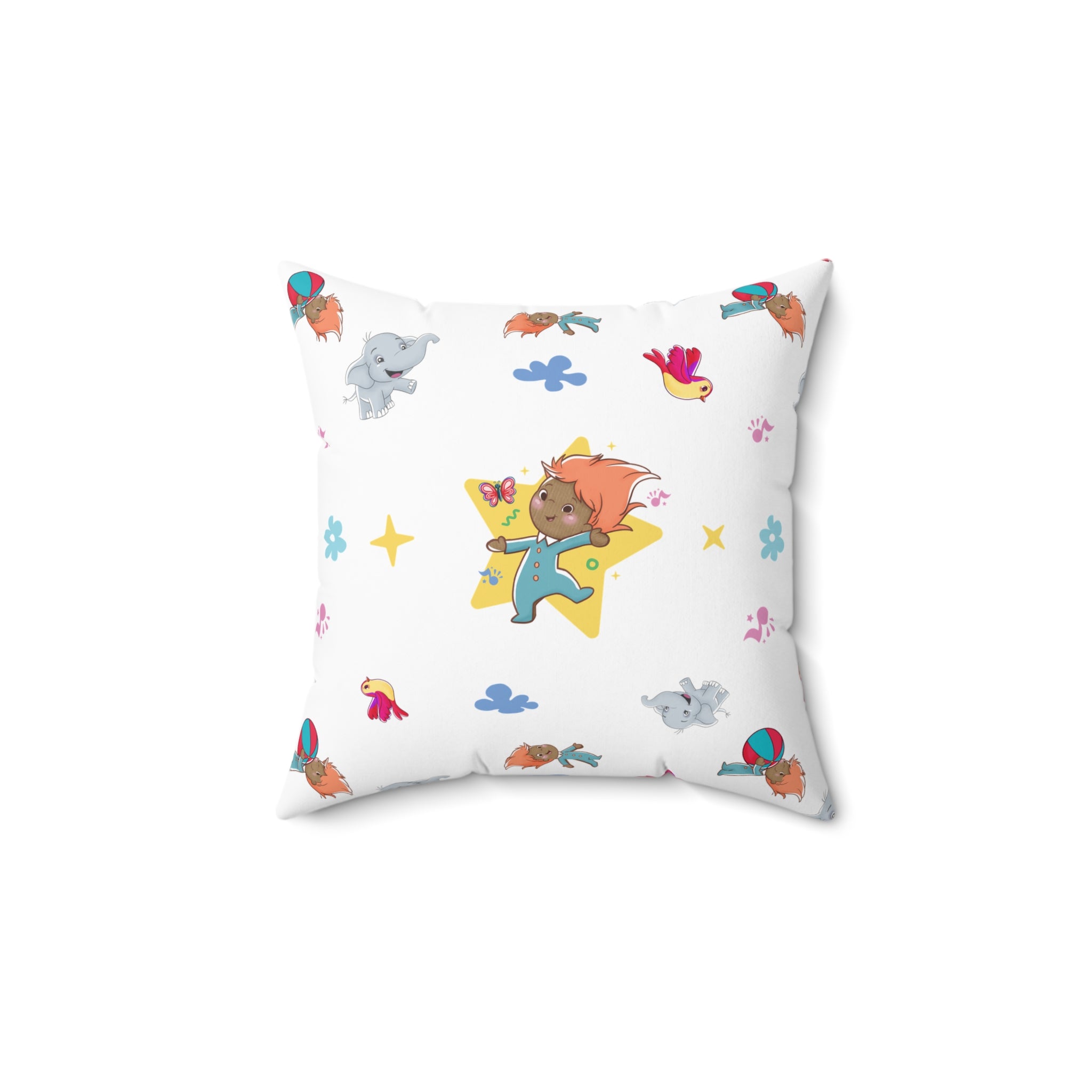Pin Pon Friends Kids Throw Pillow
