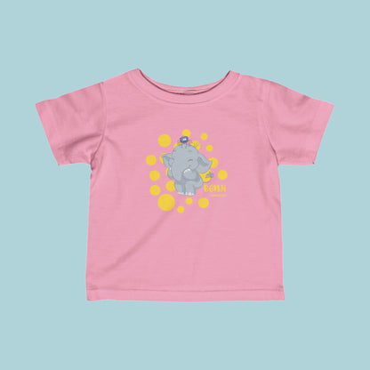 Benji the Elephant Infant T-Shirt - Yellow