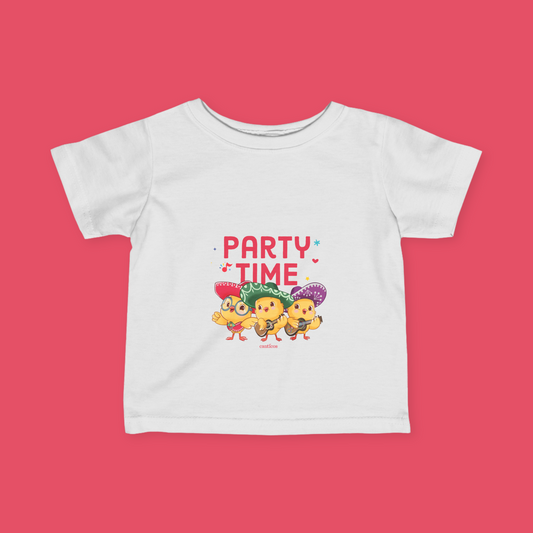 Mariachi Chickies 'Party Time' Baby T-Shirt 🎺🐥🎺