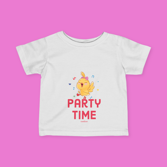 Kiki Chickie 'Party Time' Baby T-Shirt