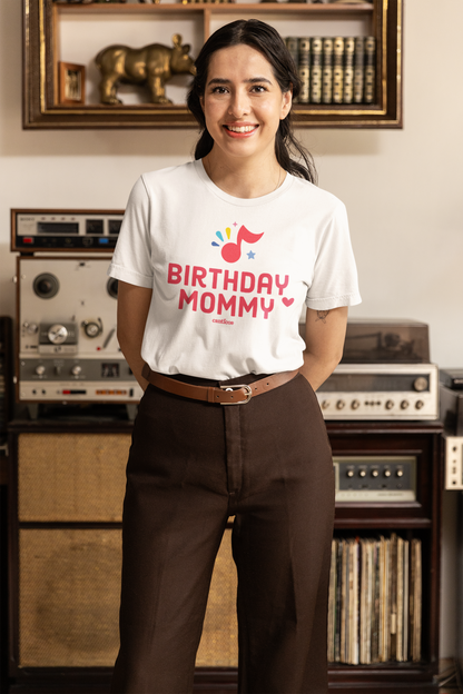 Canticos 'Birthday Mommie' Tee – Featuring the Canticos Happy Note