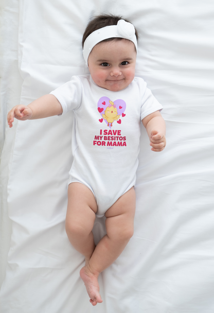 I Save my Besitos for Mama Onesie - Purple