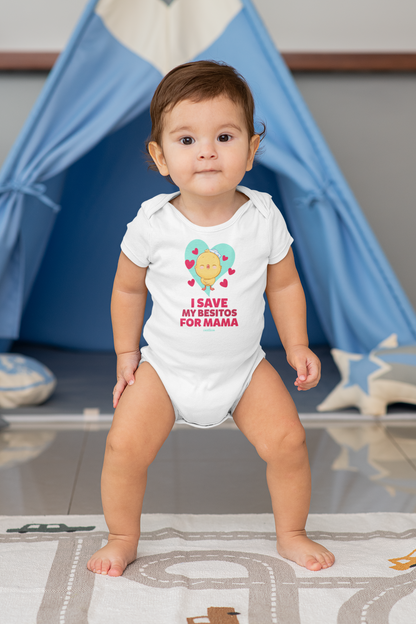 I Save my Besitos for Mama Onesie - Green