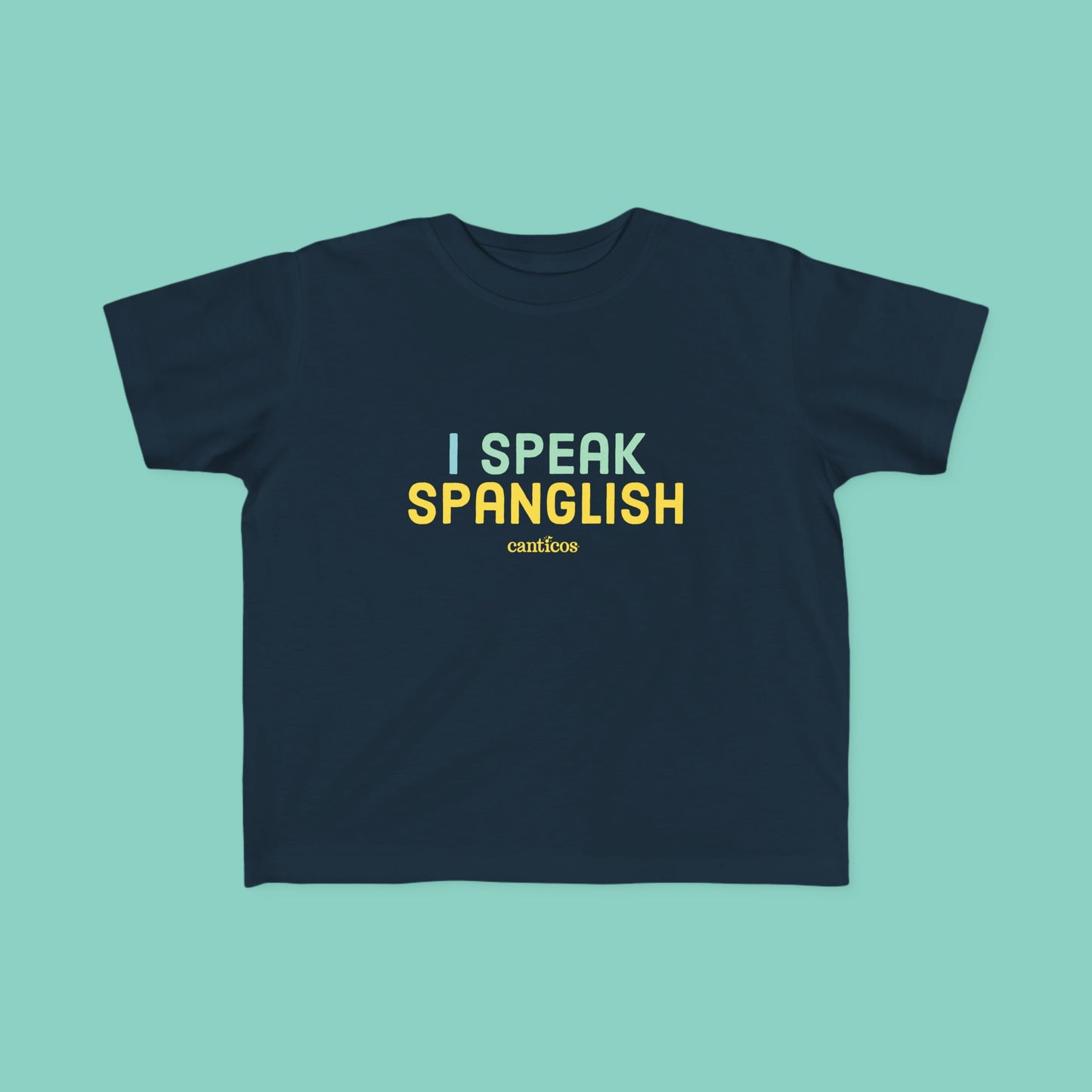 I Speak Spanglish Toddler T-shirt - Yellow