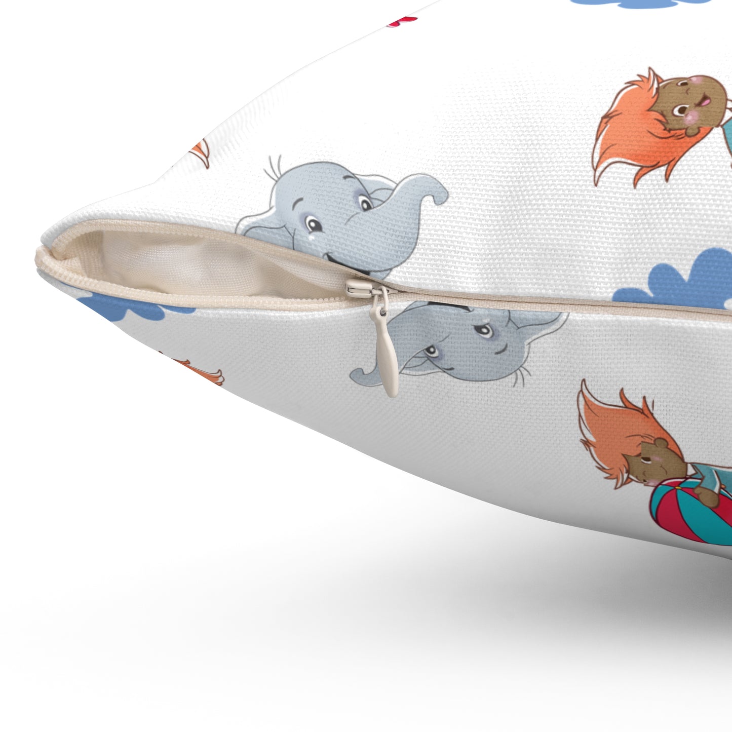 Pin Pon Friends Kids Throw Pillow