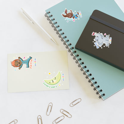 Canticos Amiguitos  Sticker Sheets for Classroom or Party Favors