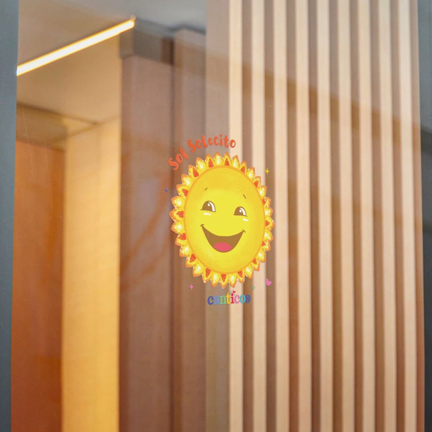 Sol Solecito, Little Sunny Sunshine - Kiss Cut Canticos Sticker, Room Decor