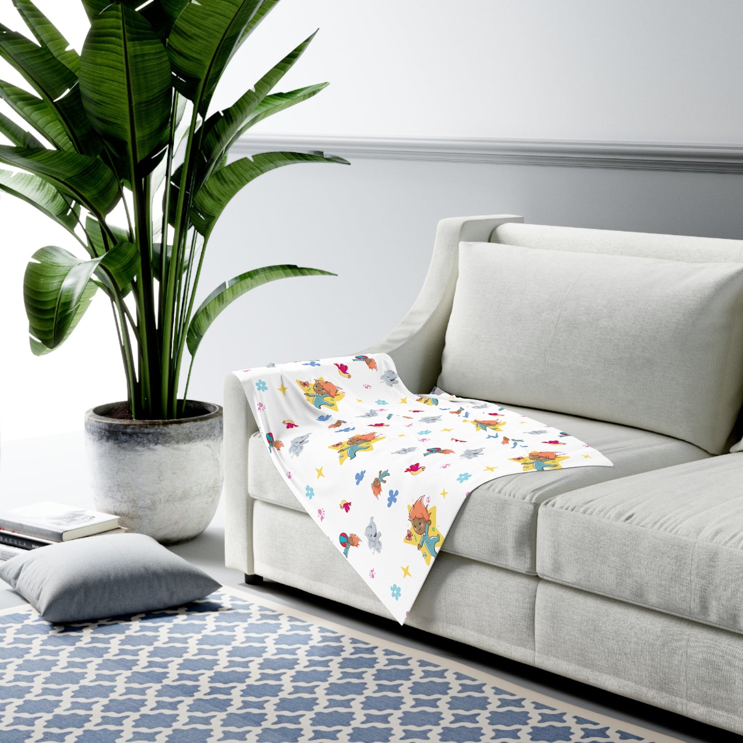 Pin Pon Dreamy Friends Baby Swaddle Blanket