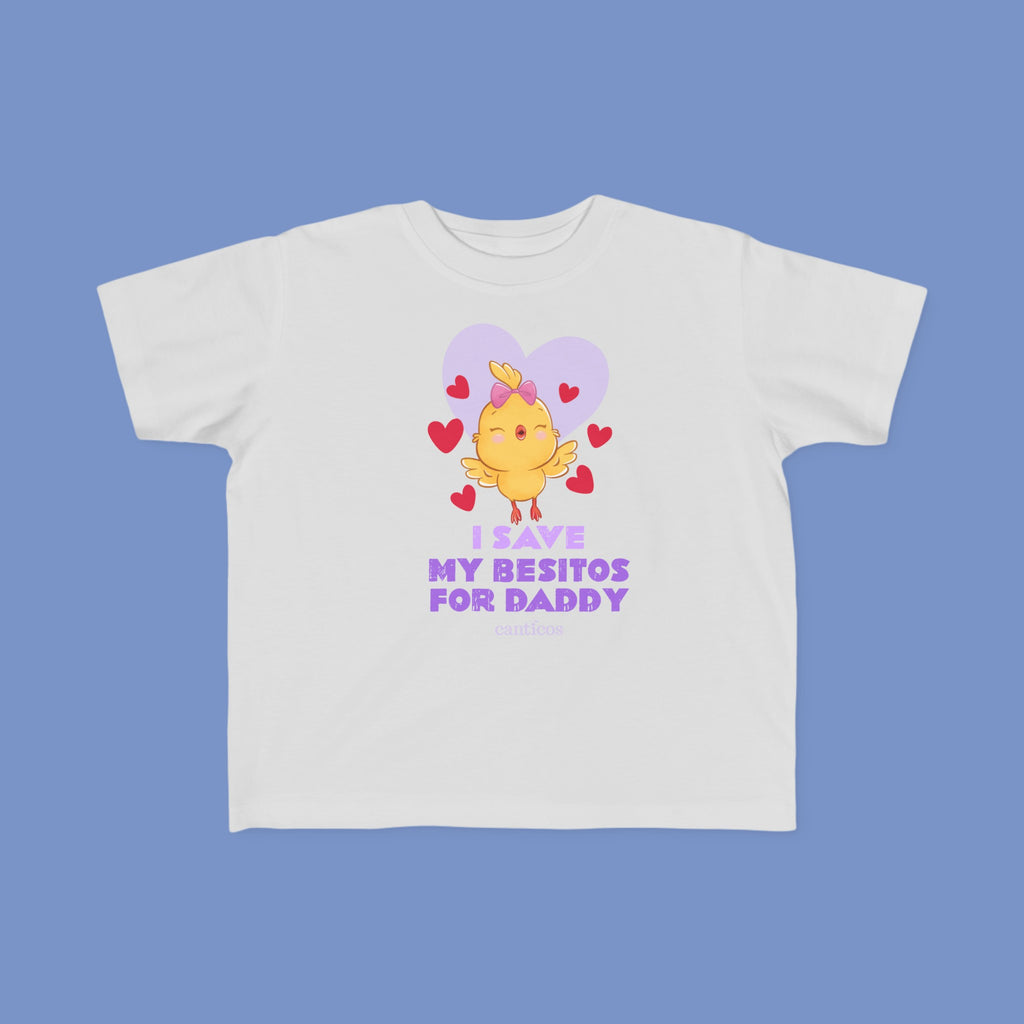 I Save my besitos for Daddy Toddler T-shirt - Kiki