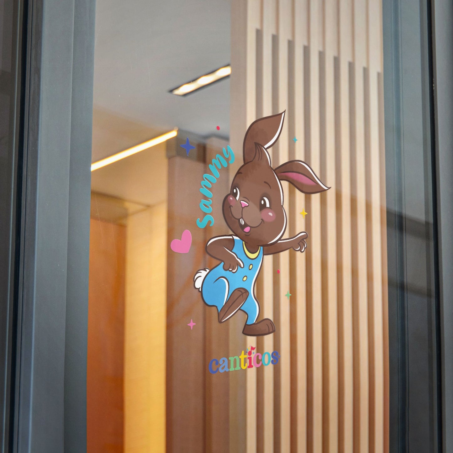 Sammy the Bunny Kiss-Cut Canticos Stickers - Room Decor