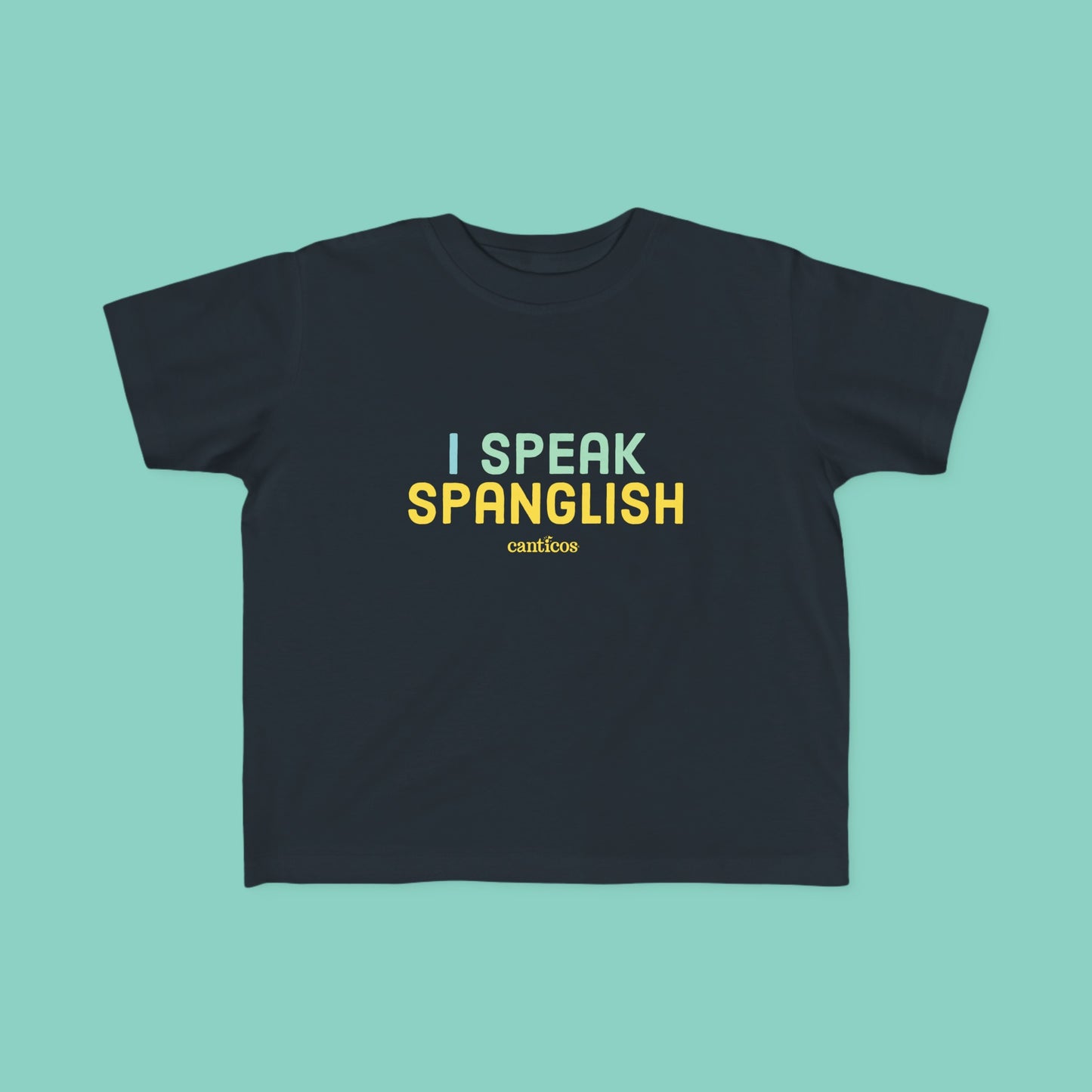 I Speak Spanglish Toddler T-shirt - Yellow