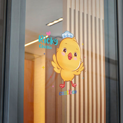 Huggable Ricky Chickie - Kiss Cut Canticos Sticker, Room Decor