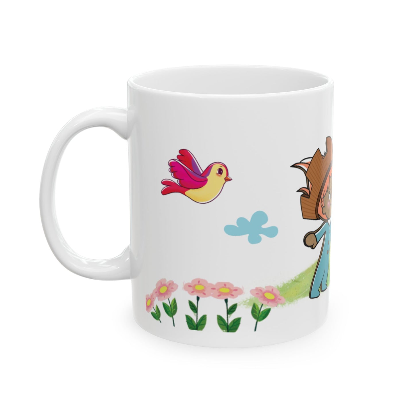 Pin Pon Going Places Ceramic Mug