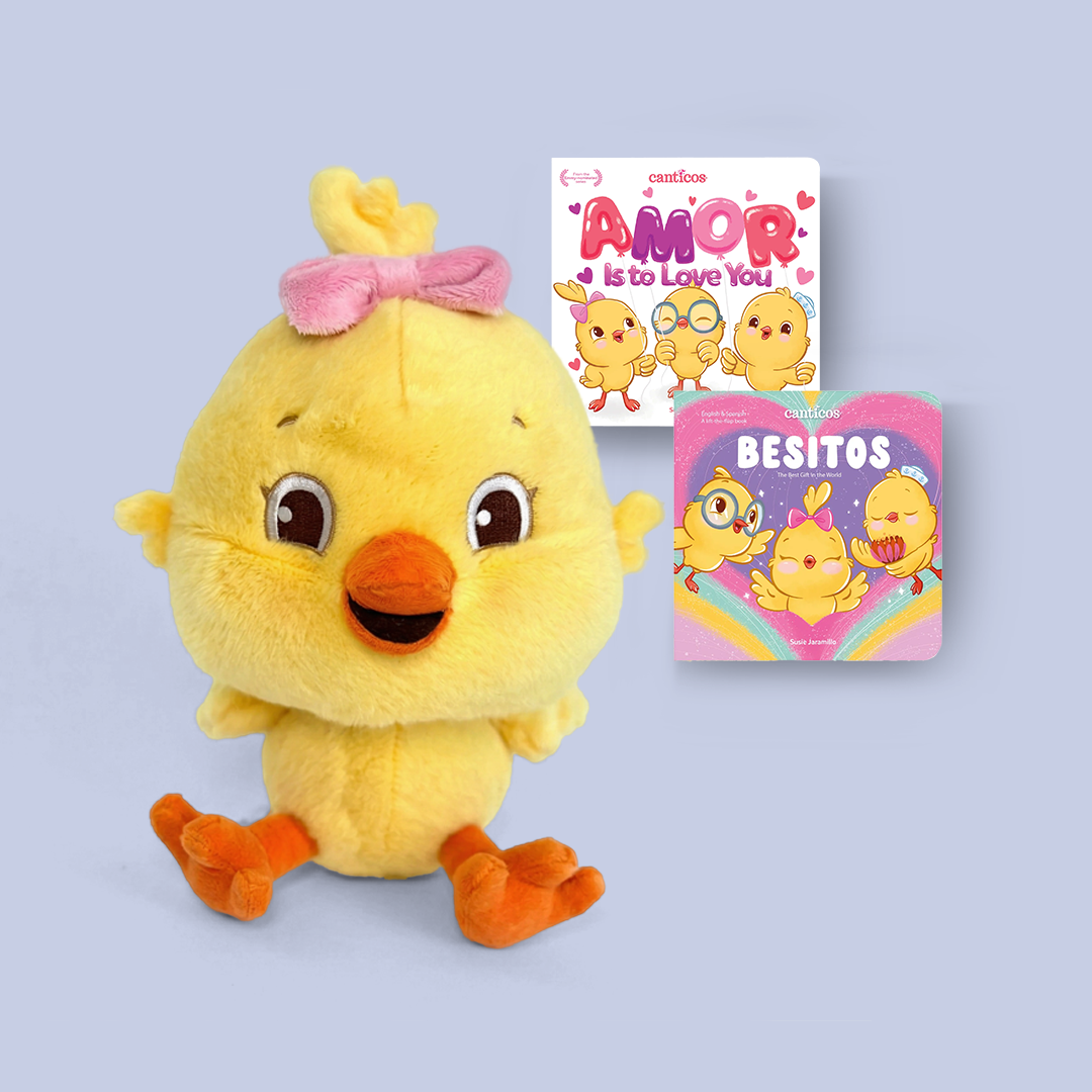 Kiki Plush + Amor & Besitos Book Bundle