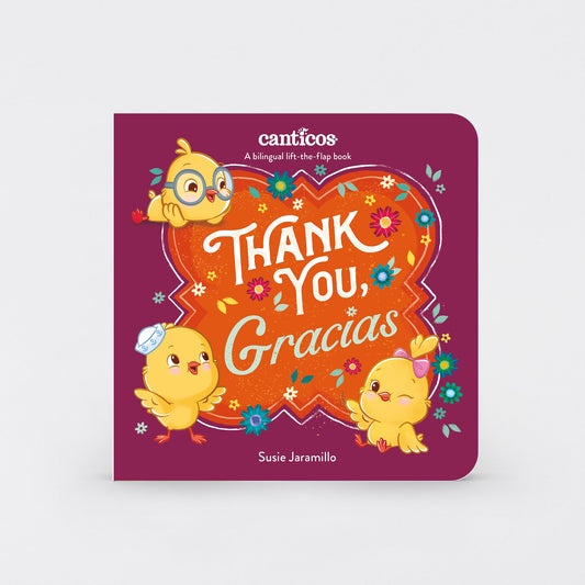 Canticos Thank you, Gracias book plus Kiki Chickie bundle