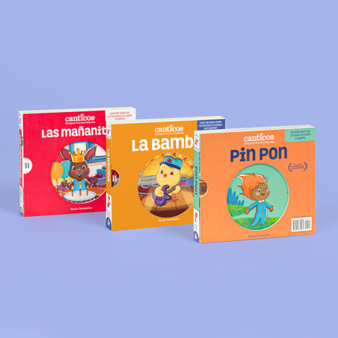 Bilingual Nursery Rhymes Collection Bundle - Flip and Play books!