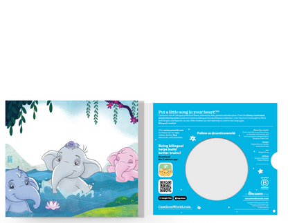 Little Elephants / Elefantitos, Flip & Play Bilingual Book