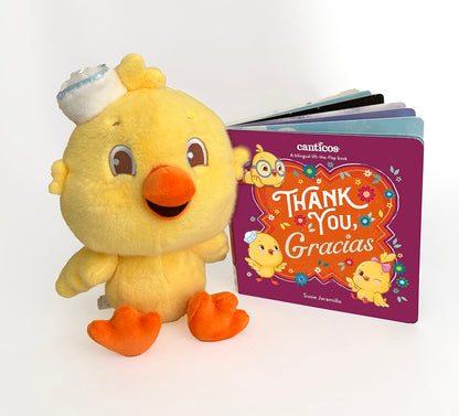NEW: Canticos Thank you, Gracias book plus Ricky Chickie bundle