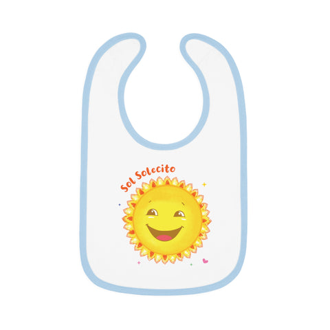 Sol Solecito Contrast Trim Jersey Bib - ¡A Comer con Sol Solecito!