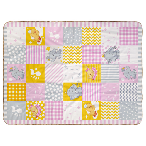 Canticos Sherpa Baby Blanket - Pink