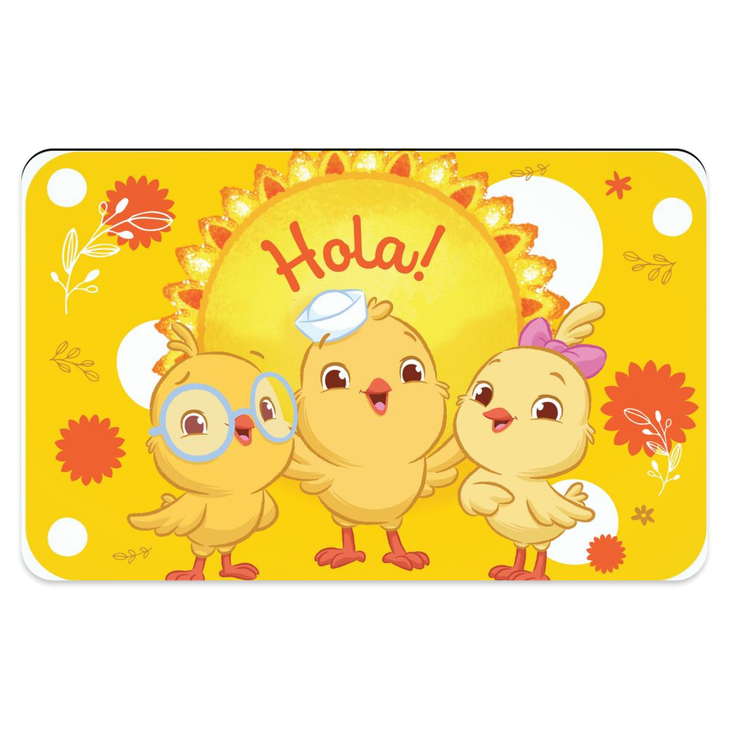 "Hola, Pollitos!" Bilingual Placemat