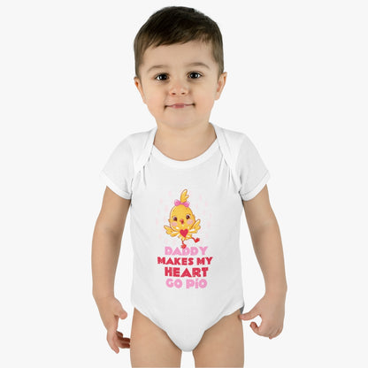 Daddy makes my heart go Pio! Onesie - Kiki