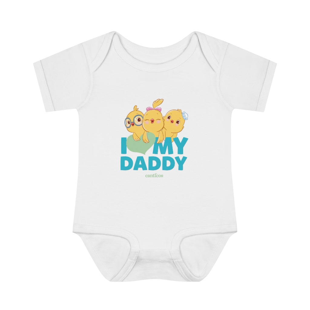 I love my Daddy Blue Onesie - Little Chickies