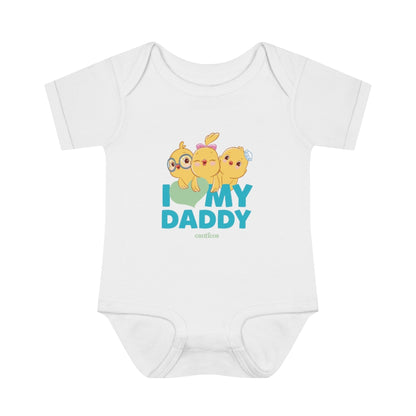 I love my Daddy Blue Onesie - Little Chickies