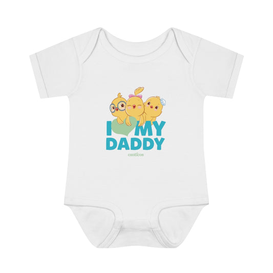 I love my Daddy Blue Onesie - Little Chickies
