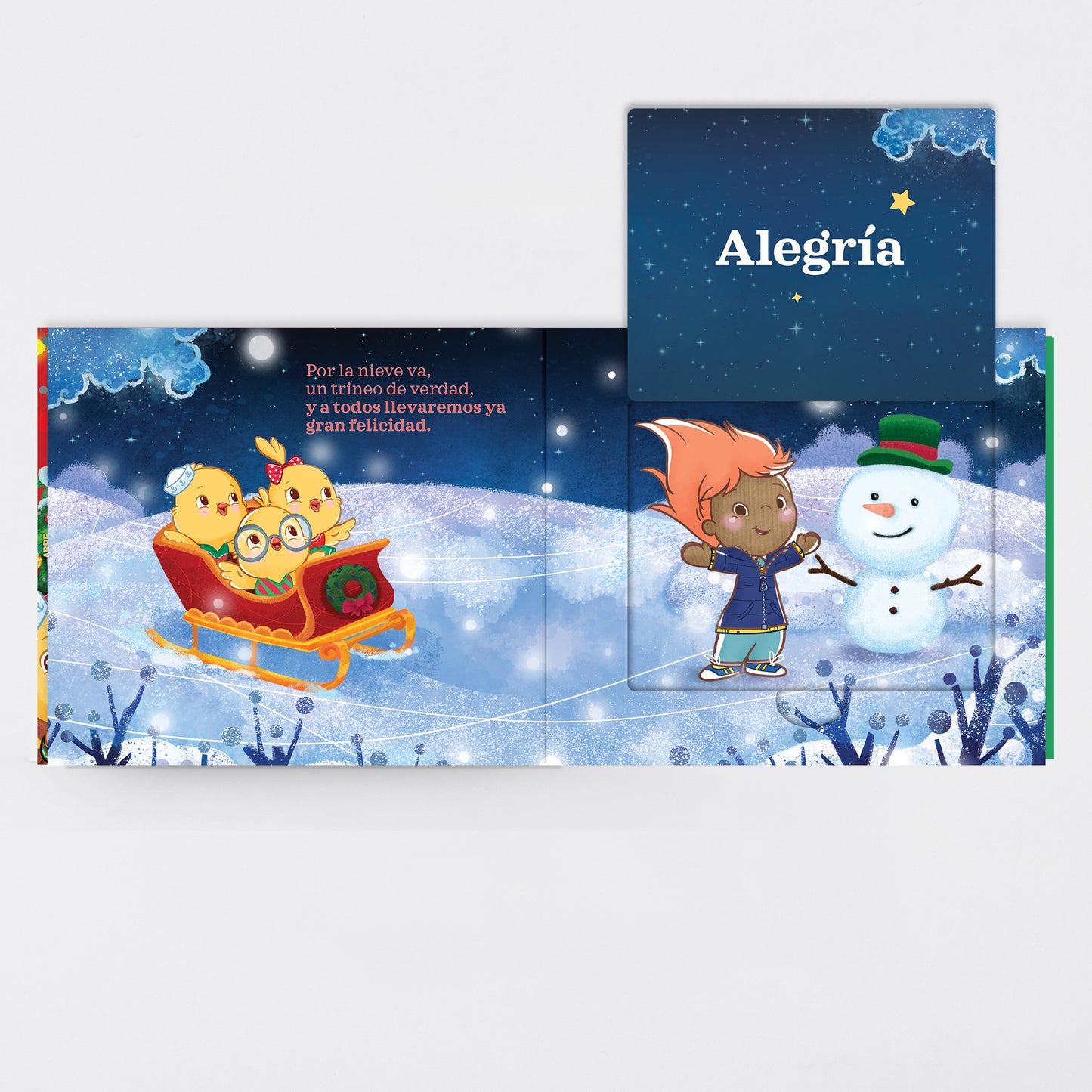 Jingle Bells / Navidad, Flip & Play Bilingual Book