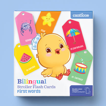 Bilingual Stroller Flash Cards: First Words