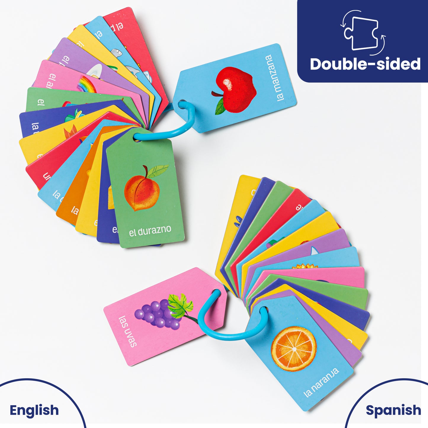 Bilingual Stroller Flash Cards: First Words